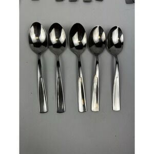 Pfaltzgraff 18/0 Flatware Lot Of 5 Stainless Steel Spoons